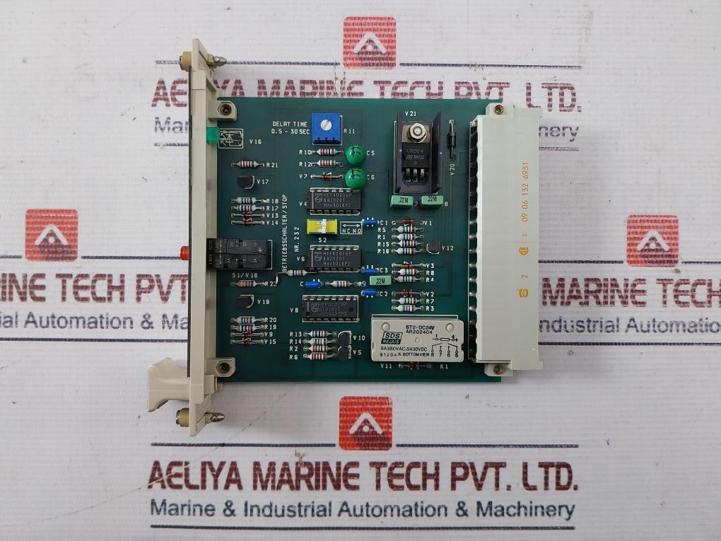 Rolf Janssen 232 Pcb For Operating Engine 1+2/Stop Reset Module Nr.232