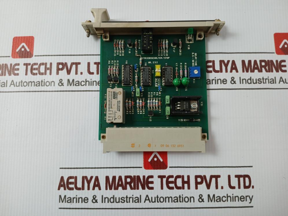 Rolf Janssen 232 Pcb For Stop/Reset Operation Auxiliary Engine 0.5-30 Sec 24V