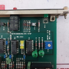 Rolf Janssen 232 Printed Circuit Board For Operating Engine/Stop Reset