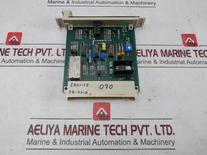 Rolf Janssen 232 Printed Circuit Board Module Ea01-18 2B-03-d