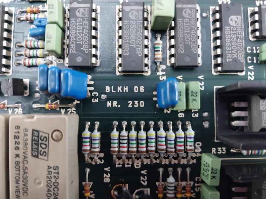 Rolf Janssen Blkh 06 S-syst Alarm Reset Lamp. Test Pcb Nr.230