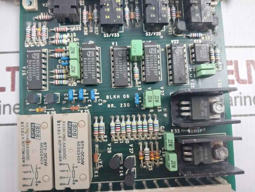 Rolf Janssen Blkh 06 S-syst Alarm Reset Pcb Board Nr.230