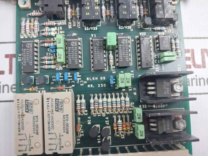 Rolf Janssen Blkh 06 S-syst Alarm Reset Pcb Board Nr.230