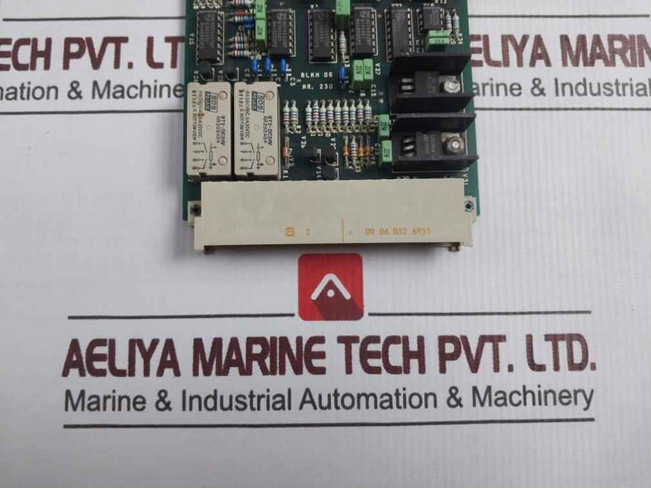 Rolf Janssen Blkh 06 S-syst Alarm Reset Pcb Board Nr.230