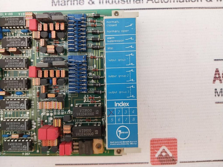 Rolf Janssen Blkh 06 Wire Break Monitoring Operation Switch Dbu 06/24