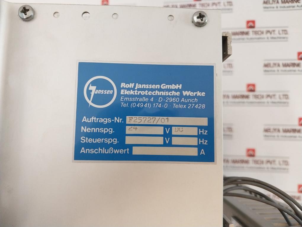 Rolf Janssen Blkh 06 Wire Break Monitoring Operation Switch Dbu 06/24