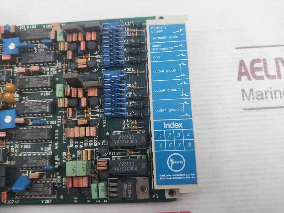 Rolf Janssen Bm 06 Binary Fault Ind Printed Circuit Board