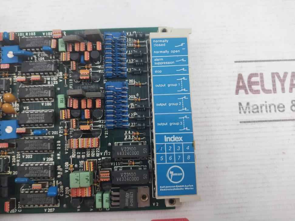 Rolf Janssen Bm 06 Binary Fault Ind Printed Circuit Board