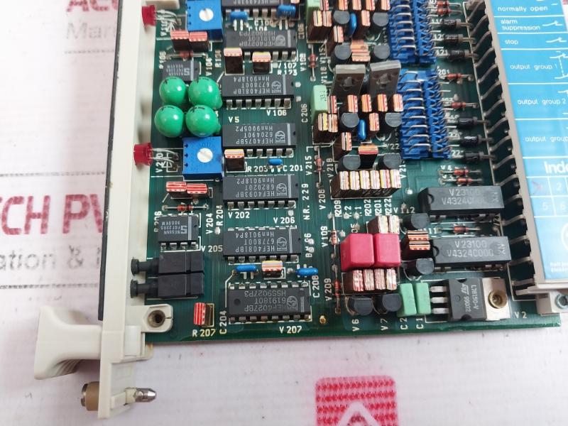 Rolf Janssen Bm 06 Binary Fault Ind Printed Circuit Board Index X2345678/1