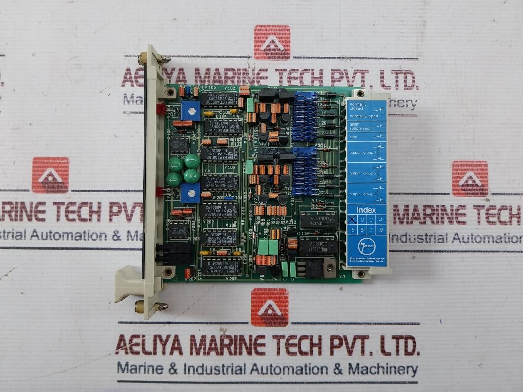 Rolf Janssen Bm 06 Emergency Stop/Override Controller Pcb Card