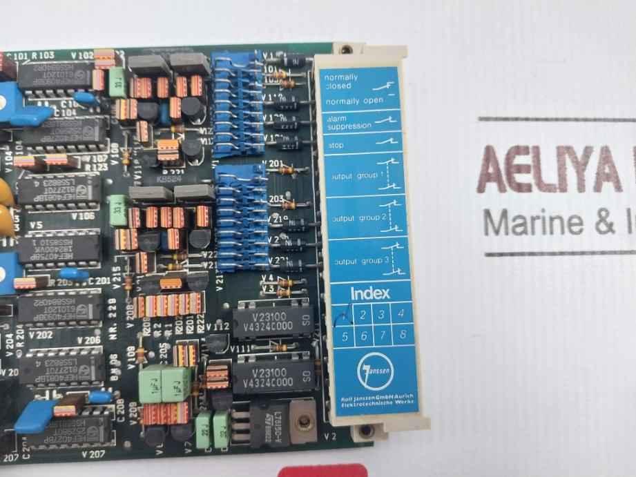Rolf Janssen Bm 06 Engine Turbine Lube Oil Pressure Pcb Module