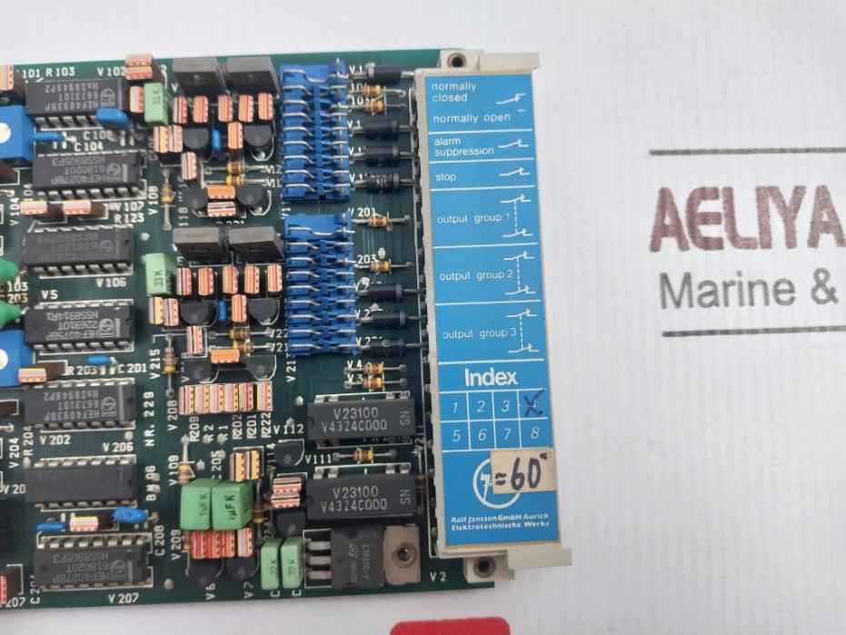 Rolf Janssen Bm 06 Load Sharing Printed Circuit Board Module Nr.229