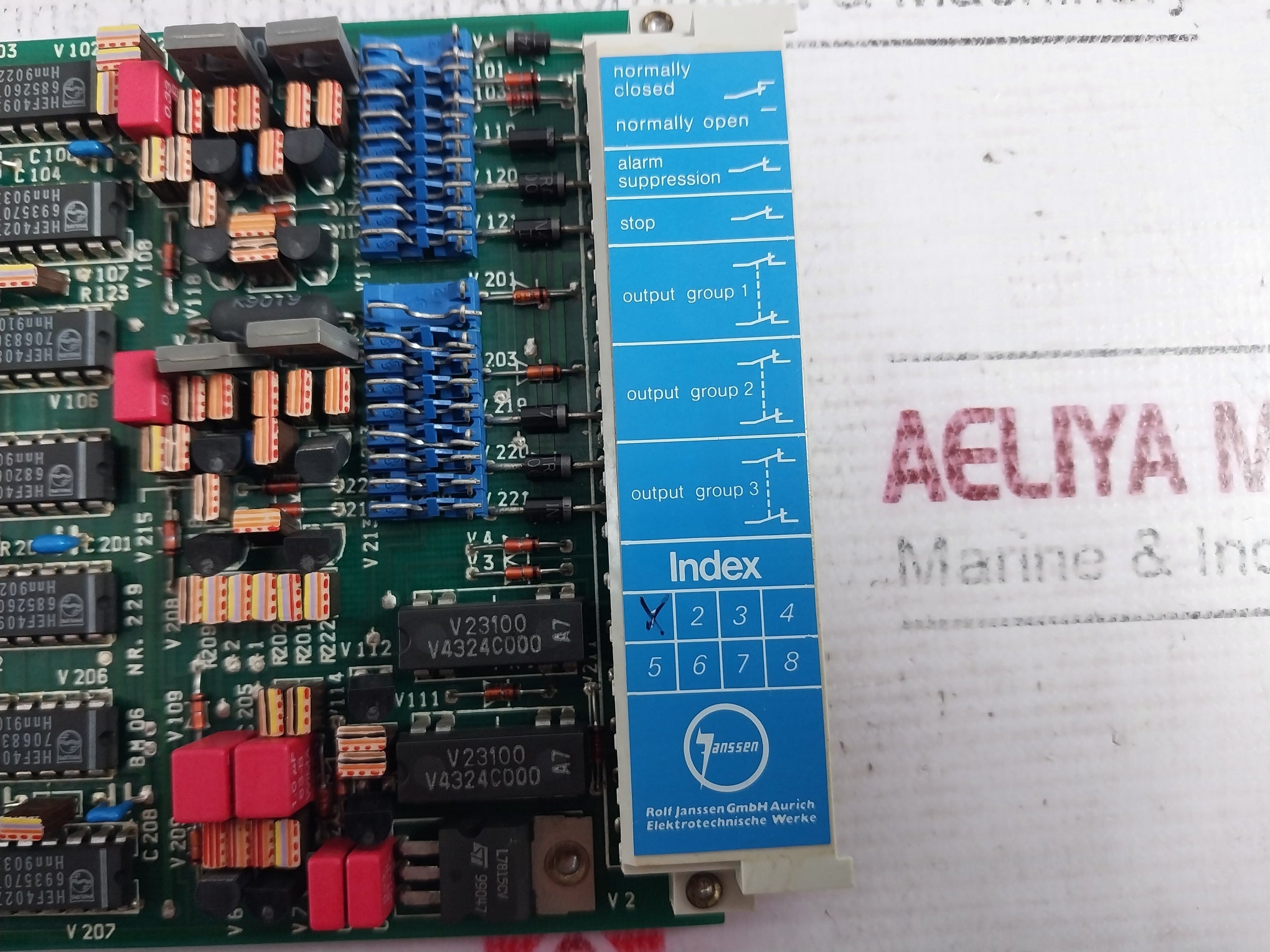 Rolf Janssen Bm 06 Operation Switch Module 03.0111.A Am-ie-lz 03.0111.A