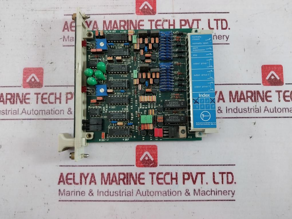 Rolf Janssen Bm 06 Pcb Card For Fail Load Sharing/Operation Speed Low