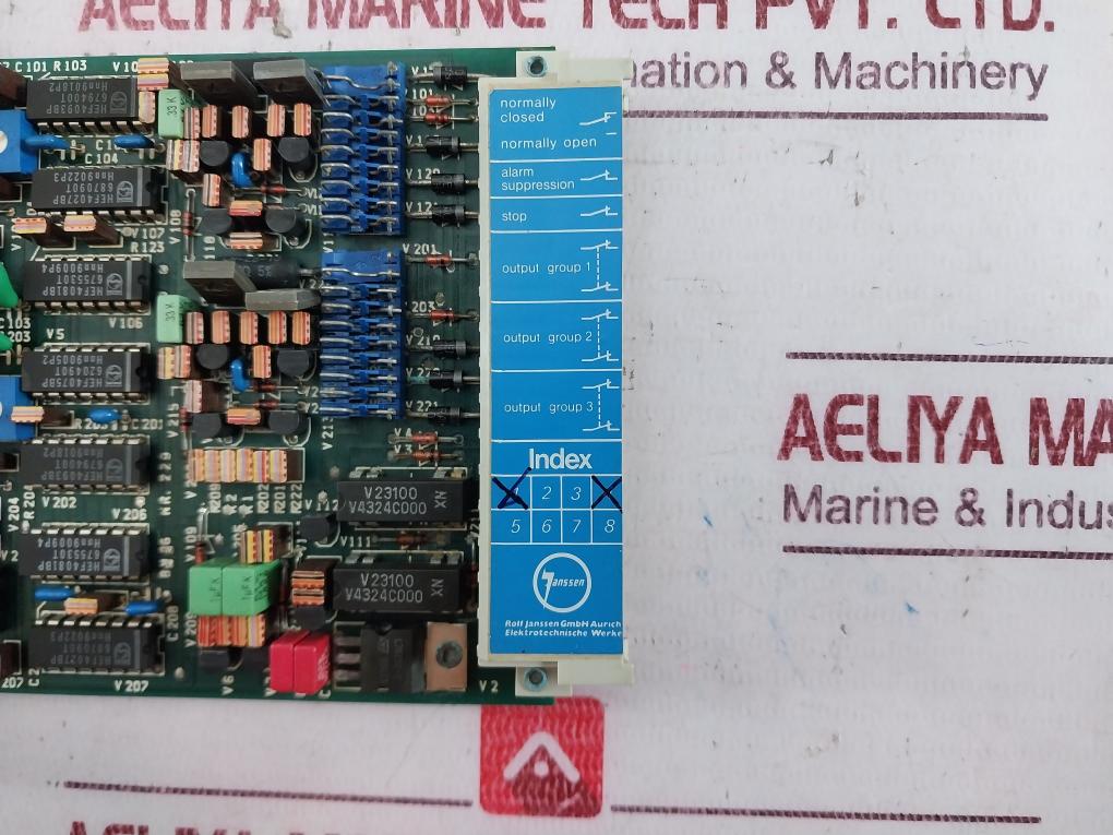 Rolf Janssen Bm 06 Pcb Card For Fail Load Sharing/Operation Speed Low