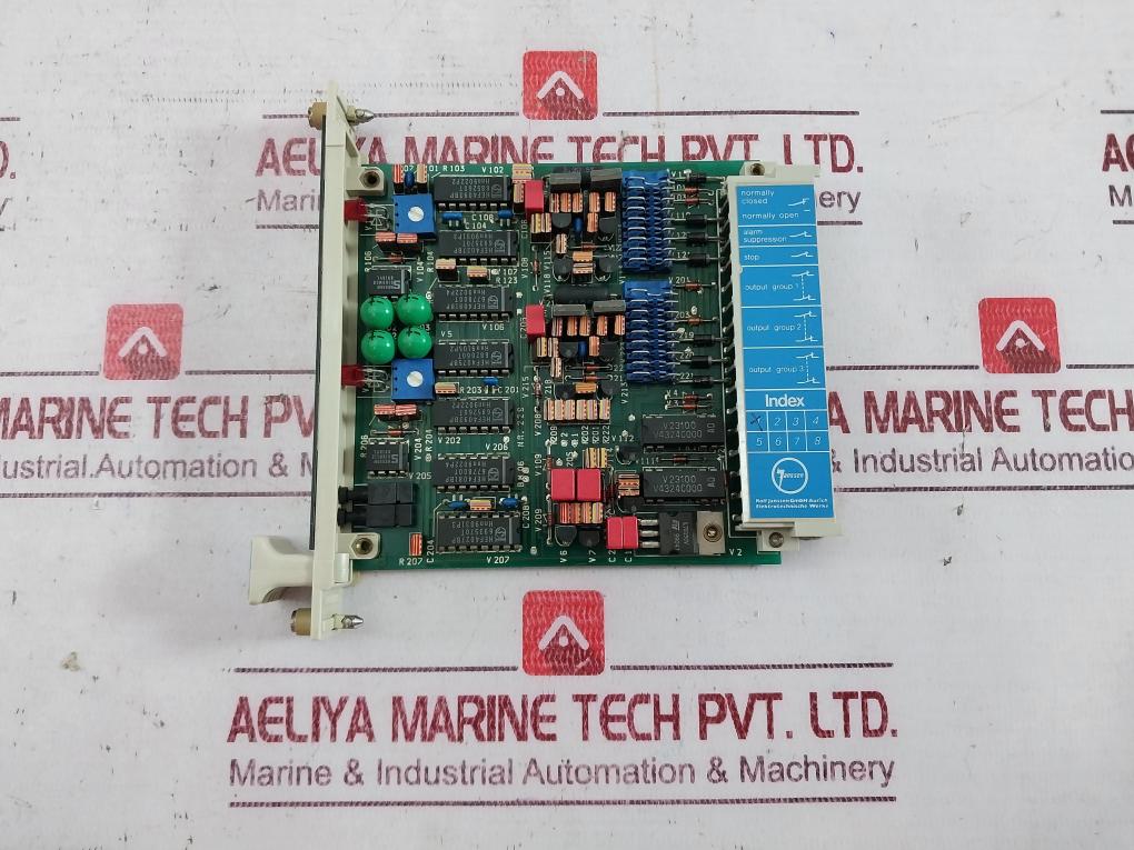 Rolf Janssen Bm 06 Pcb For Emergency Stop Control Nr. 229