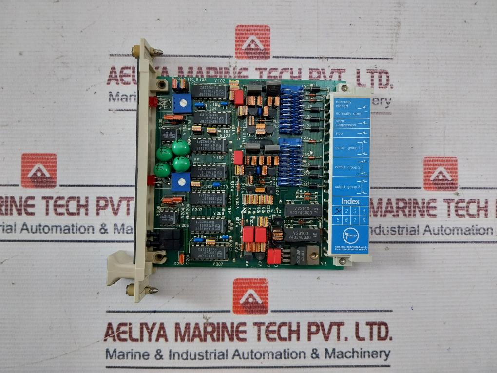 Rolf Janssen Bm 06 Pcb For Emergency Stop/Override Controller