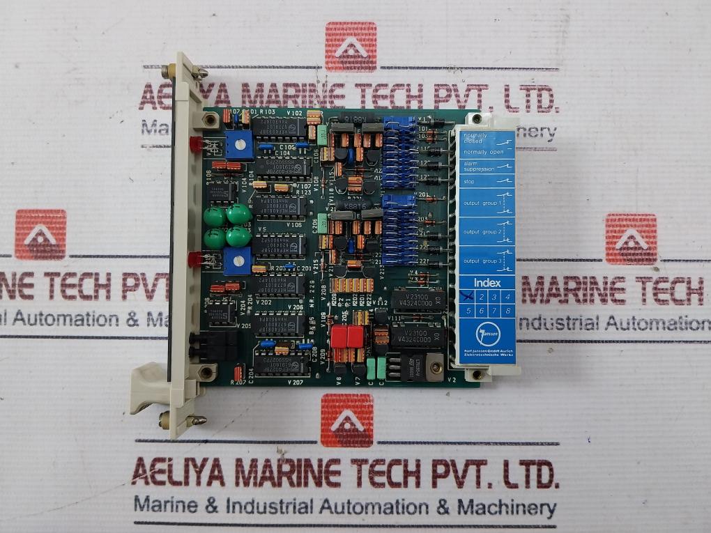 Rolf Janssen Bm 06 Pcb For Lubricating Oil Pressure/Generator Failure
