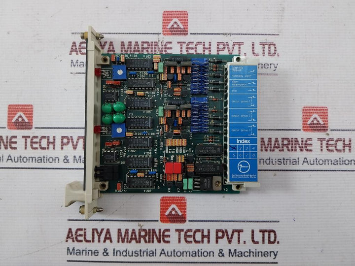 Rolf Janssen Bm 06 Pcb For Lubricating Oil Pressure/Generator Failure