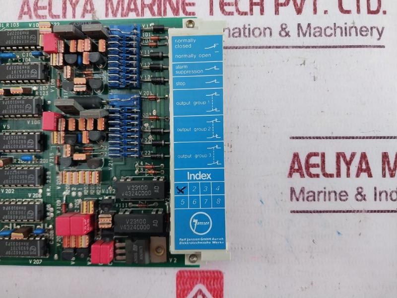 Rolf Janssen Bm 06 Pcb For Wire Break Safety/Failure Overspeed