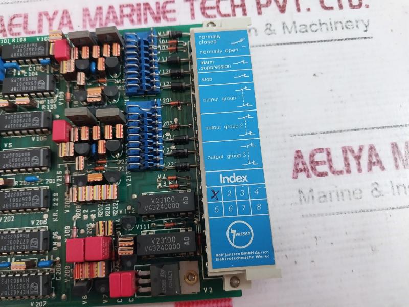 Rolf Janssen Bm 06 Printed Circuit Board Index X2345678/1