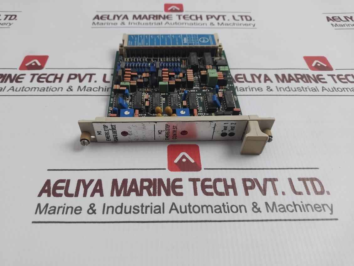 Rolf Janssen Bm 06 Pcb Module For Emergency Stop Control Station Nr.229