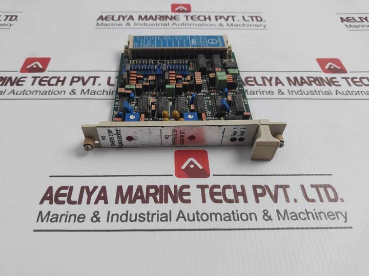 Rolf Janssen Bm 06 Pcb Module For Emergency Stop Control Station Nr.229