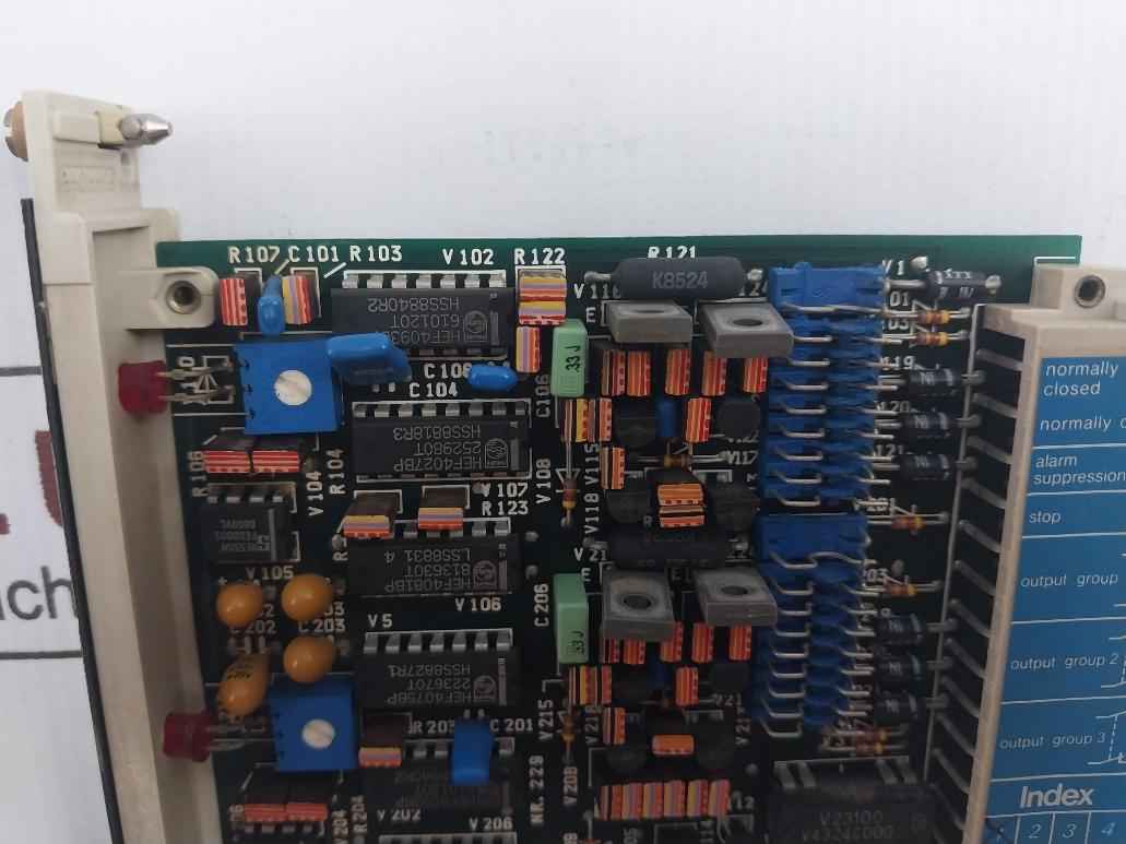 Rolf Janssen Bm 06 Pcb Module For Emergency Stop Control Station Nr.229