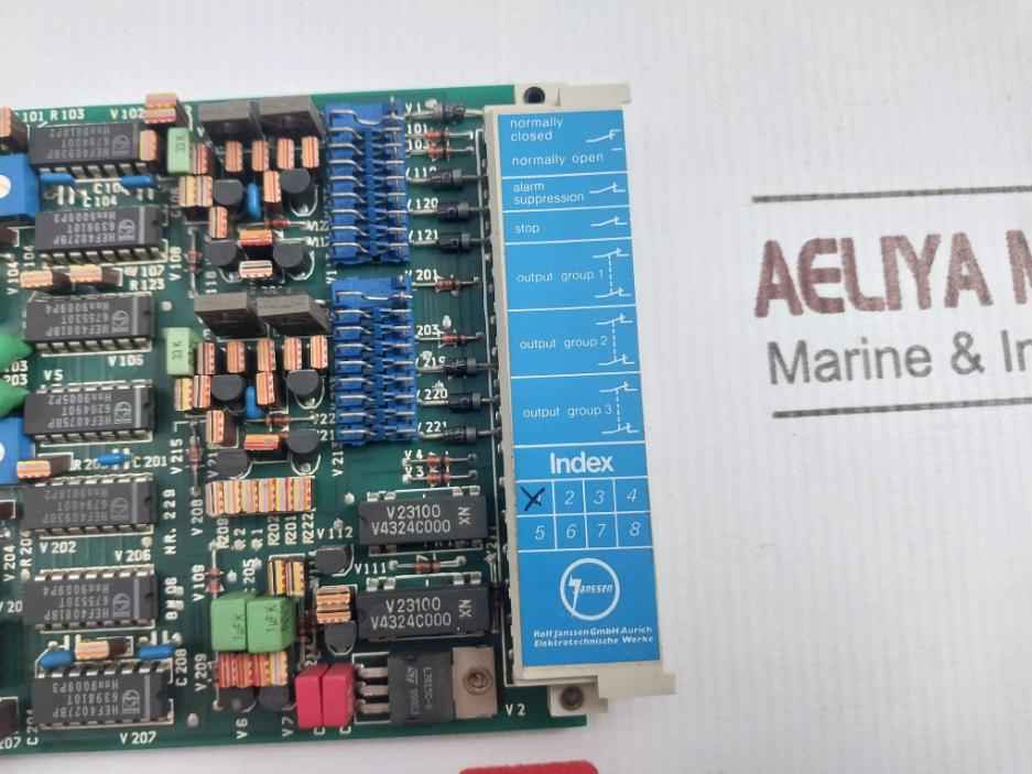 Rolf Janssen Bm 06 Pcb Module For M3 Emergency Stop Mimic Panel X 2 To 8/1