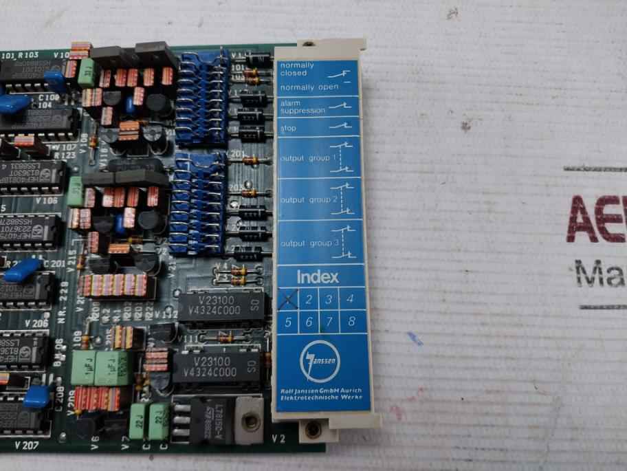 Rolf Janssen Bm 06 Pcb Module For Temperature Gear Nr.229