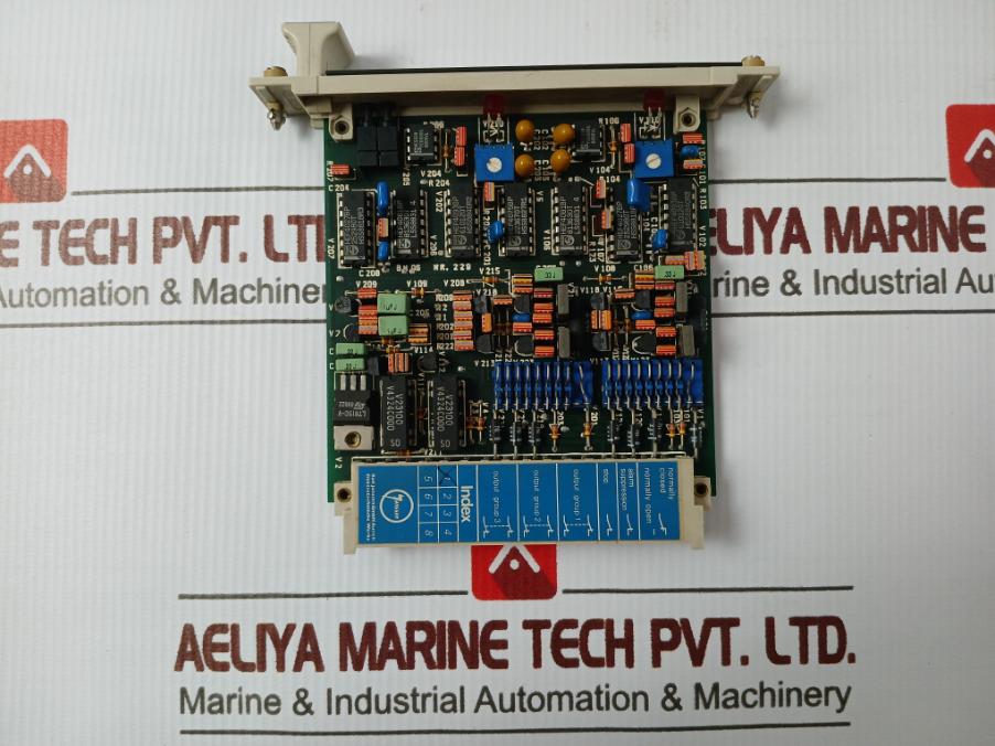 Rolf Janssen Bm 06 Pcb Module For Wire Break Safety System Nr.229