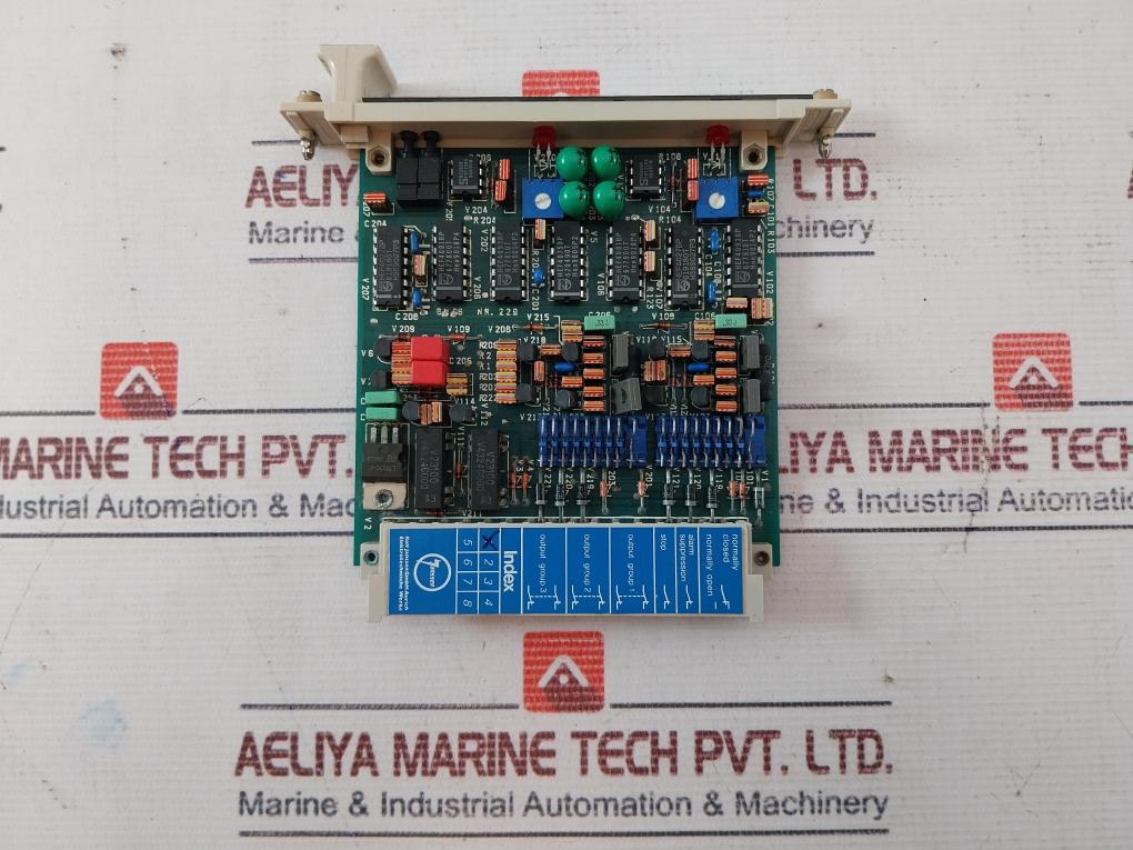 Rolf Janssen Bm 06 Printed Circuit Board For Overspeed Controller Nr.229