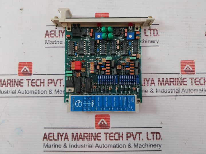 Rolf Janssen Bm 06 Printed Circuit Board For Overspeed Controller Nr.229