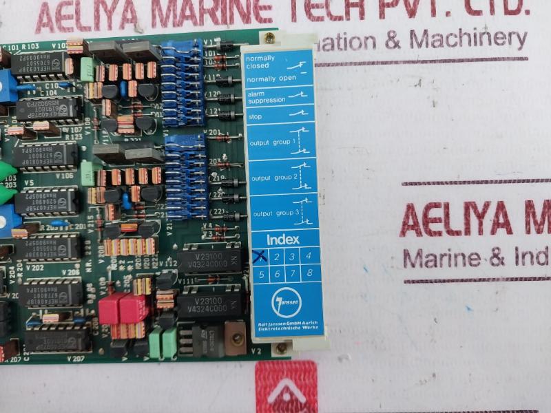 Rolf Janssen Bm 06 Printed Circuit Board Card Nr.229 110 Gm