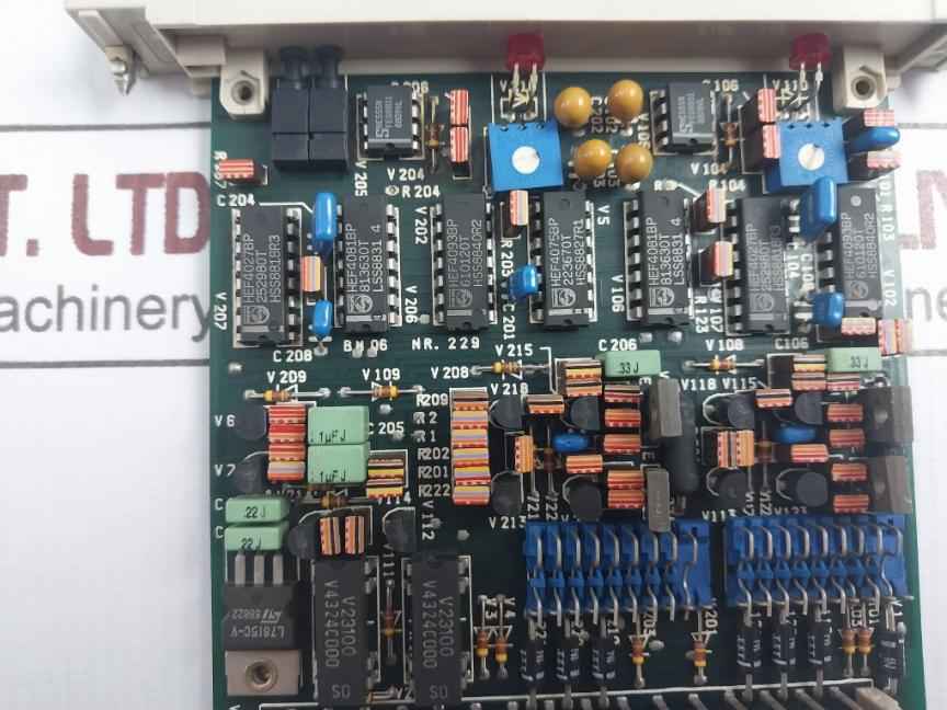 Rolf Janssen Bm 06 S1 Overspeed Pcb Module Nr.229