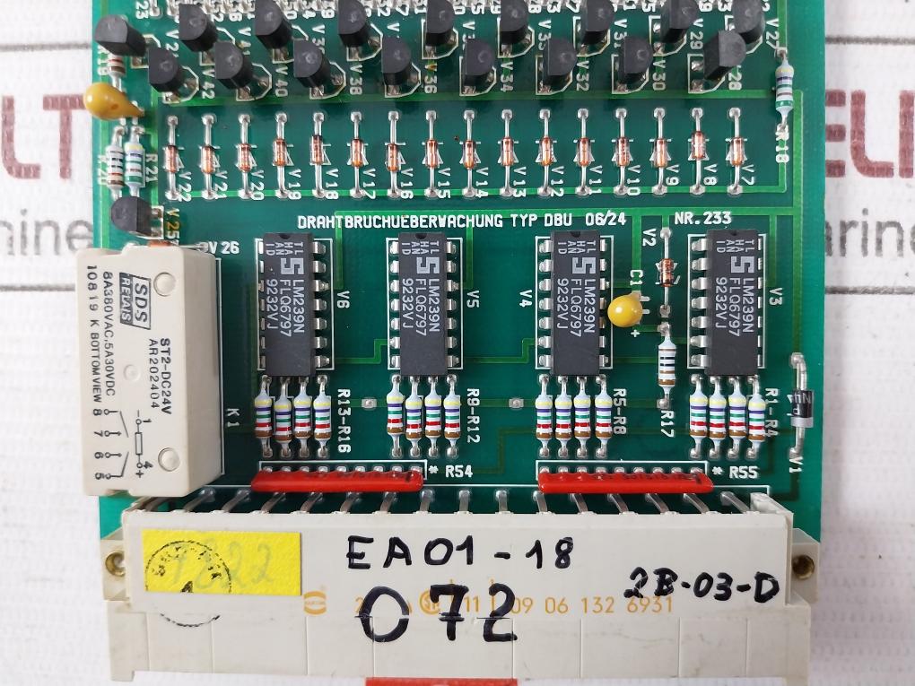 Rolf Janssen Dbu 06/24 Wire Break Monitoring Pcb Module Nr.233