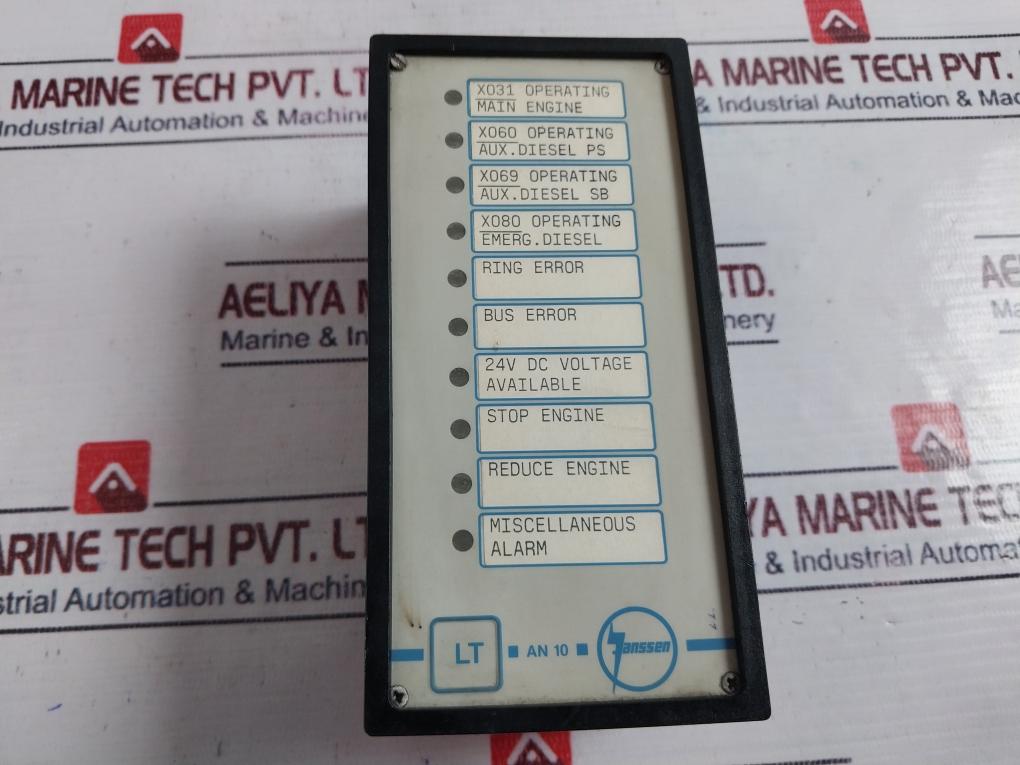 Rolf Janssen E07.8410.010 Alarm Annunciator 24VDc