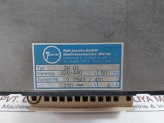 Rolf Janssen Iw 01 Insulation Autom. Controller 220/440V 50Hz 220 V 4A