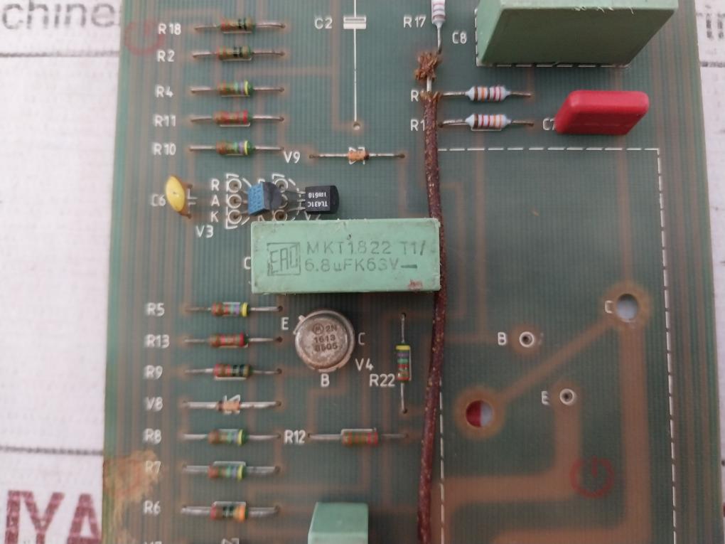 Rolf Janssen Rg 09 Regler Fur I/U Lader Rg 09 Pcb Card 228A