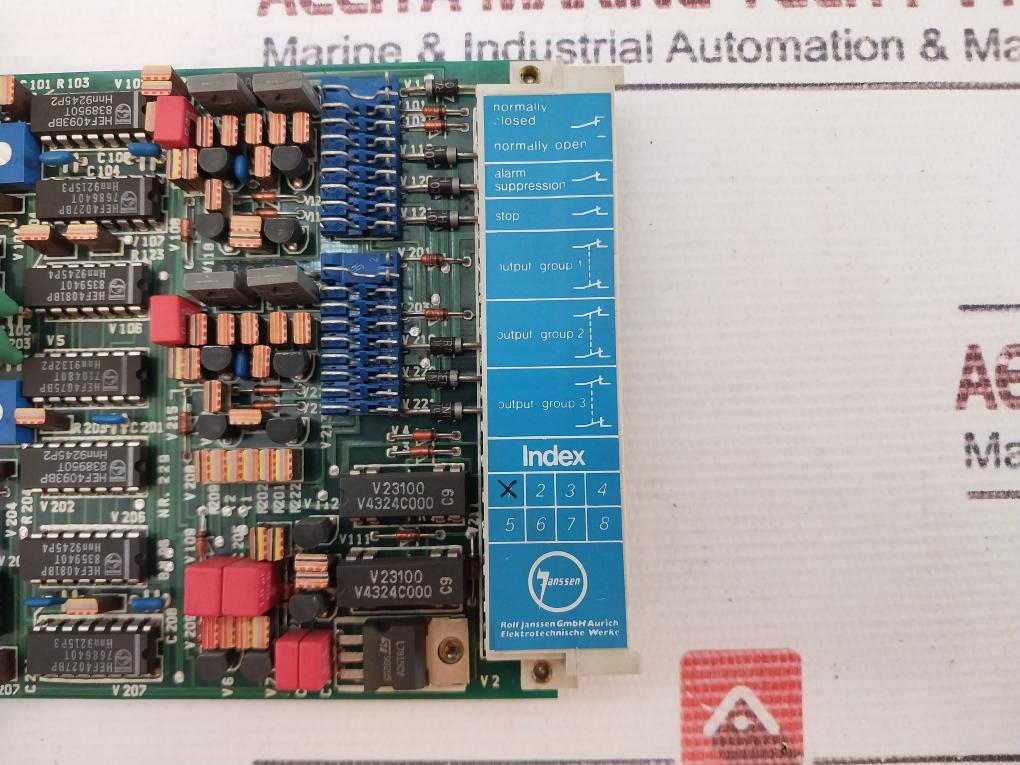 Rolf Janssen Blkh 06 Wire Break Monitoring Operation Switch Dbu 06/24