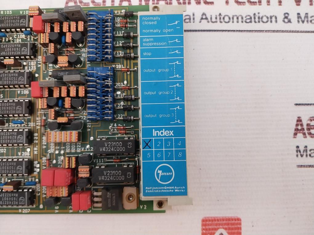 Rolf Janssen Blkh 06 Wire Break Monitoring Operation Switch Dbu 06/24