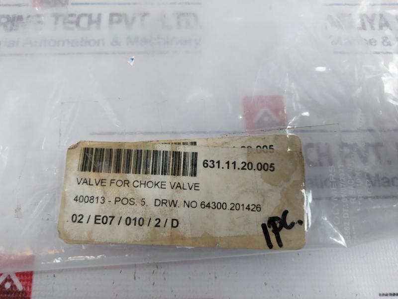 Rolls-Royce 400813 Valve For Choke Valve F5256 201426