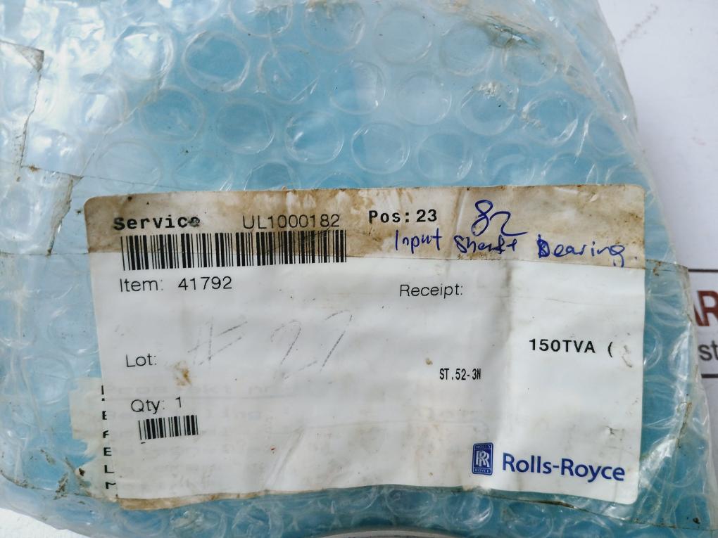 Rolls-royce 41792 Input Shaft Bearing 150Tva