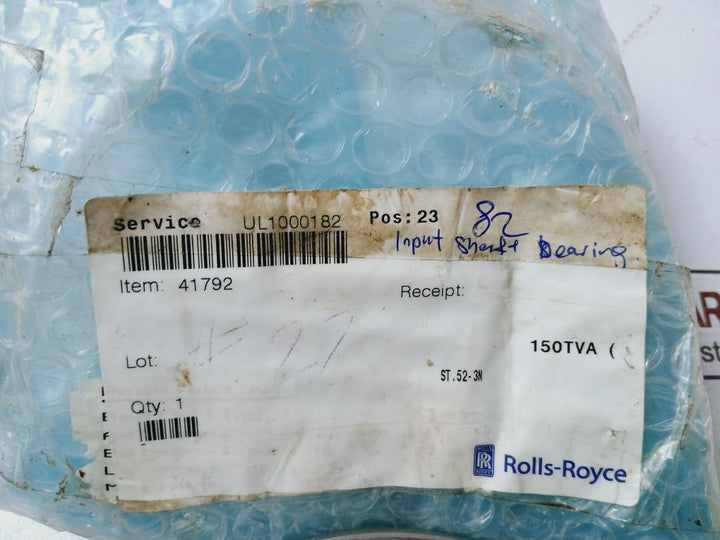 Rolls-royce 41792 Input Shaft Bearing 150Tva