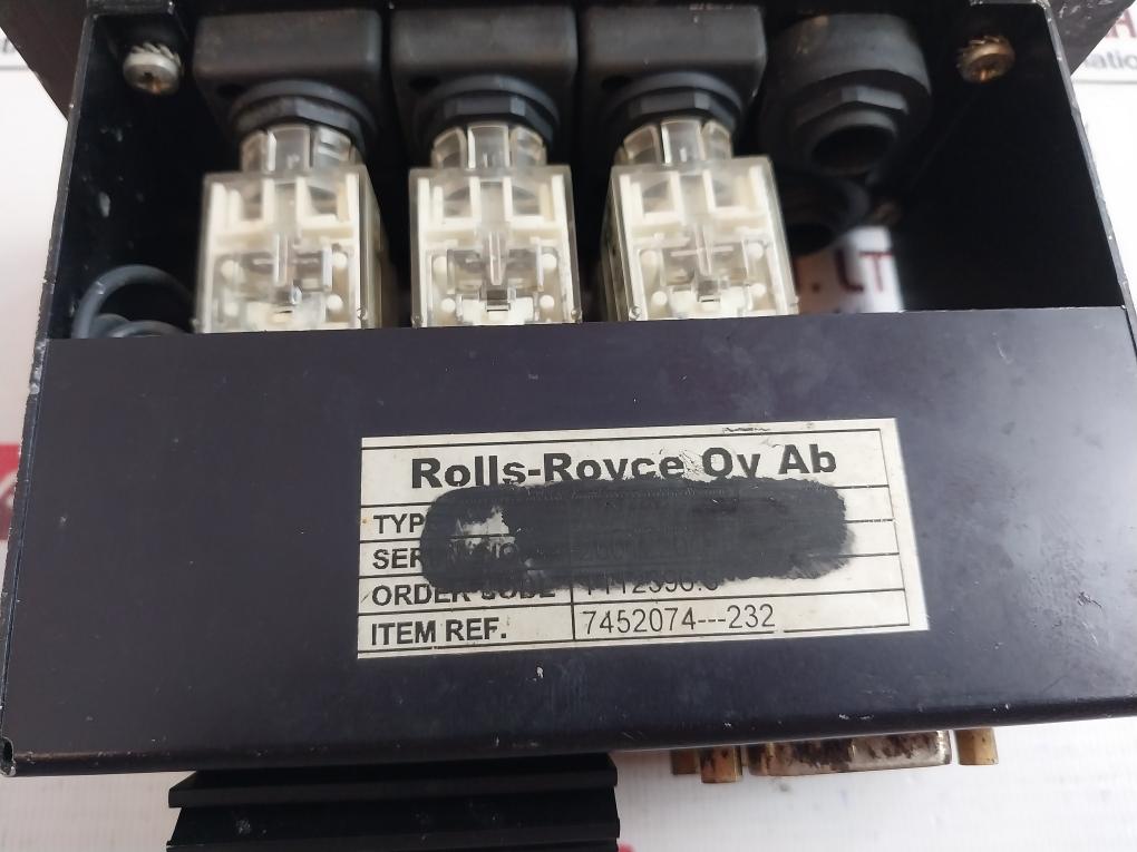 Rolls-Royce Aquamaster T112396.6 Control Panel