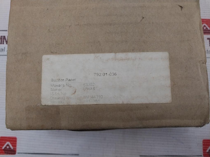 Rolls-royce Buzzer Panel 792.01-036