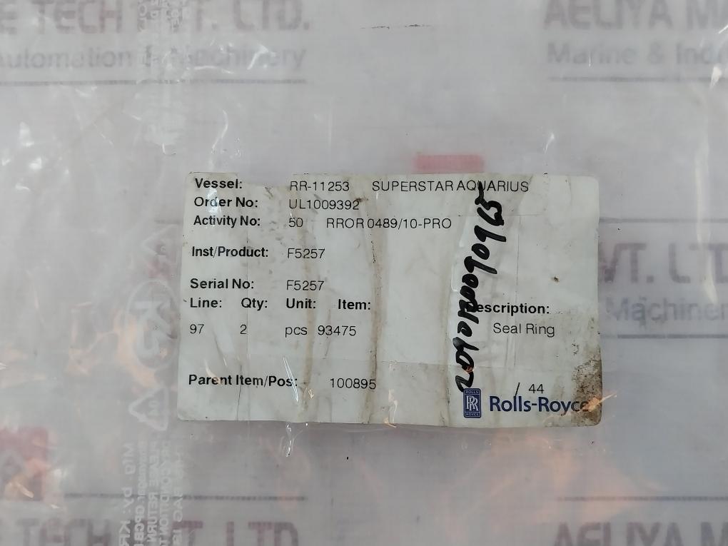 Rolls-royce Cb 190x220x15 Ulstein Sealing Ring