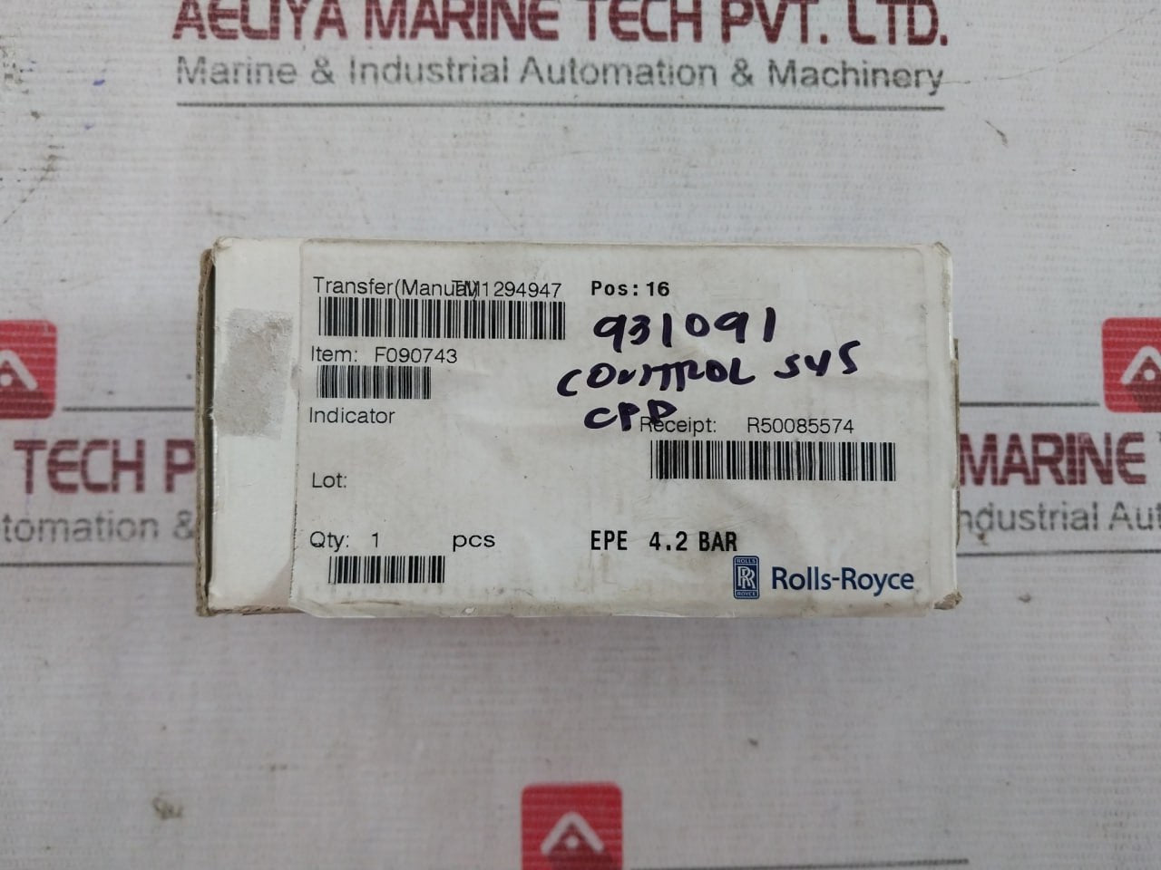 Rolls-royce F090743 Pressure Switch 634.039.000 230V 20Va 20716480/10