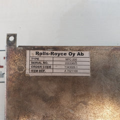 Rolls-royce Mpc-200 Pcb Module A7021100 18-36v 15w