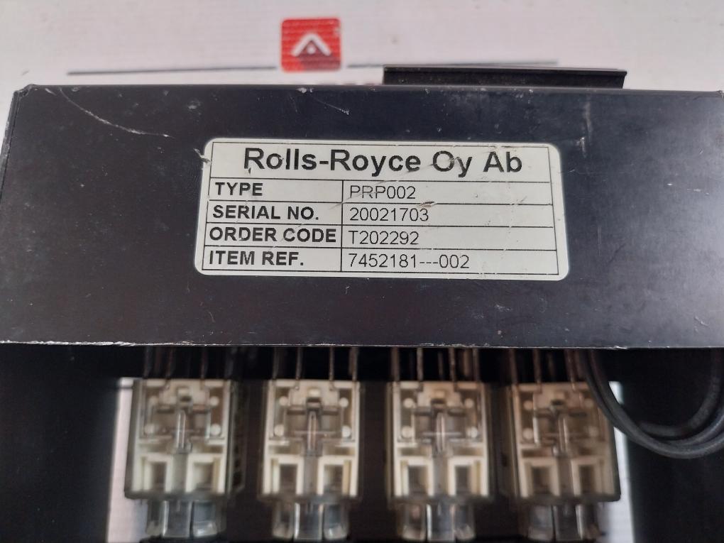 Rolls-royce Prp002 Control Panel T202292